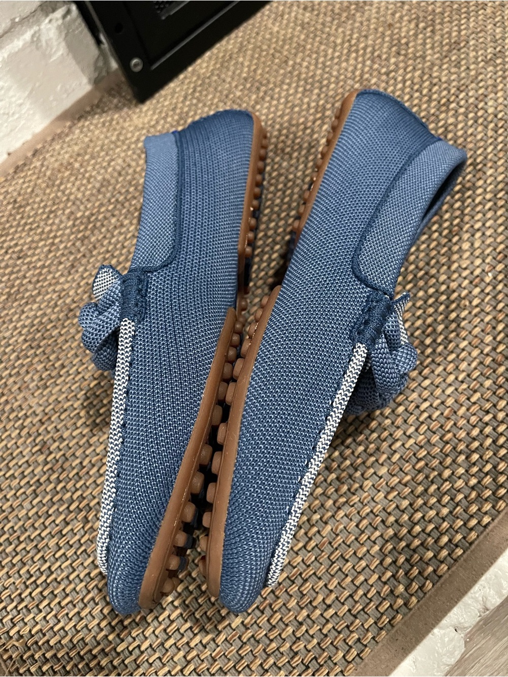 Rothy's The Braid Driver Loafers- Chambray - Picture 13 of 14